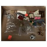 Flat Earnings, Pins, Misc Jewelry