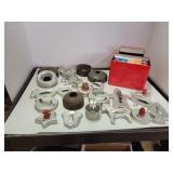 Vintage Lot of Biscuit & Cookie Cutters & Recipe