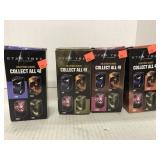 4  STAR TREK Collectable Glasses.  The full Set