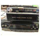 2pc Lot Craig 8-Track Stereo Player & Pioneer CD