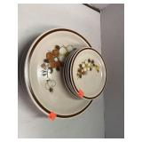 Plates and saucers   Five of each