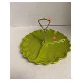 Maddox of California fluted divided dish