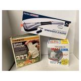 Miscellaneous lot includes heated window scraper