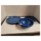 Blue Enamel Cookware Set of 4 each