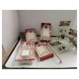 Lot of Christmas Village Items
