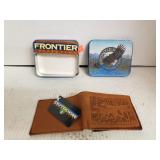 Frontier Collection Leather Wallet & Tin