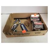 Flat of Pocket Knives, BBs, etc