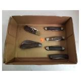 Group Lot of Folding Knives
