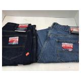 2 pr. Rivet Supply Co. Rugged Denim. Work Wear.