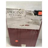 Microfiber tablecloth.   60x84in oval