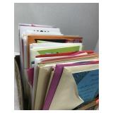 Lot of greeting cards.
