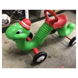 Radio Flyer ride on toy / worm.