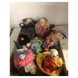 6 ct. of Clown/Jester Toys