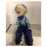 Vintage Clown Doll approx. 2 ft. Tall (Puppet?)