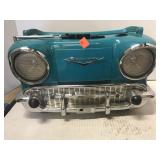 57 Chevy. AM/FM Cassette player.  Boom Box. 13in