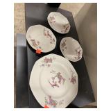 Homer Laughlin 3 ct. Saucers & Plate