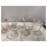 7 pcs. Cut glass.  Misc. lot.