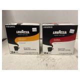 Two boxes Keurig coffee pods.  16 pods each box