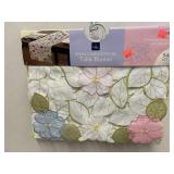 Springtime cut work table runner. 54"
