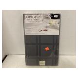 Microfiber round grey tablecloth   90"