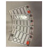 Five OXO removable label packs.  32 labels in
