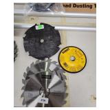 Lot of 3 Saw Blades & Grinding Wheel