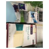 Office Lot of Folders, Paper, Card File, &