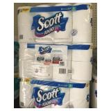 3 Pkgs Scott Toilet Paper. 8 rolls / pkg.