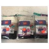3pkgs. Hanes Nylon Briefs, Size XL/8. 3pr./ pkg.
