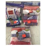 3pkgs. Hanes, Girls Hipsters.  6pr/pkg.  Sz. 2-3T
