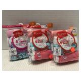 3 Pkgs 6 ct. Hanes Girls Underwear Size 8