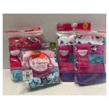 2 Pkgs Sz. 6 & 2 packs of Sz. 4T Girls