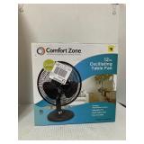 12 in. Oscillating Table Fan Comfort Zone