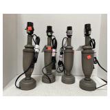 4 ct. of Matching Gray Lamp Bases