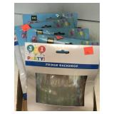 6 pkgs. Fringe Backdrop. 4x6ft.