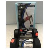 Fitness Lot.  Yoga Block & 2-5lb Dumbbells.