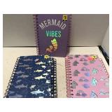 6 Spiral Notebooks / Journals.