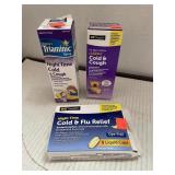 Various Cold & Flu Medicine - Liquid & Pills