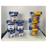 8 Packs - Plastic Storage Containers