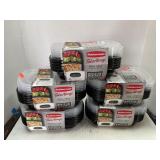 5 Packs - Meal Prep Containers