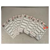 Group Lot Removable Labels