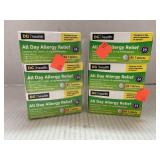 6 Boxes All Day Allergy Relief Tablets