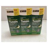 3 Bottles Adult Maximum Strength Tussin Cough
