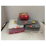 6 ct. - Plastic Divided Storage Containers