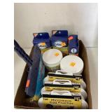 Misc Lit W/ Pot Scrubbers, Mop Head, Egg