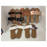 5 Pair Ladies Size 8/9 Sandals