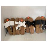 4 Pair Ladies Size 5/6 Sandals