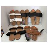 5 Pair Ladies Size 8/9 Sandals