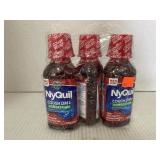 3 Bottles NyQuil CoughDM Liquid