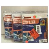 3 Electric Water Pipe Heat Cables